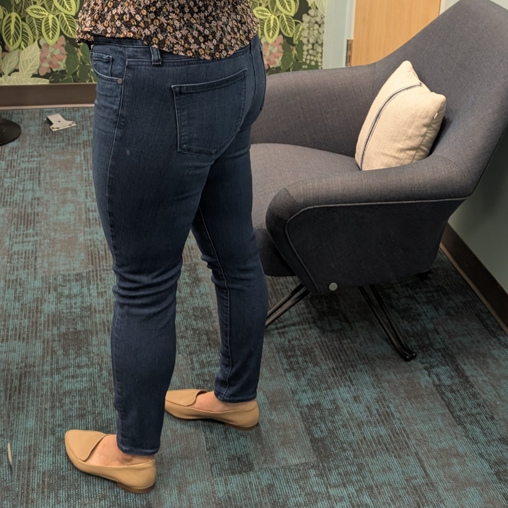 PAIGE Dark Blue Skinny Jeans